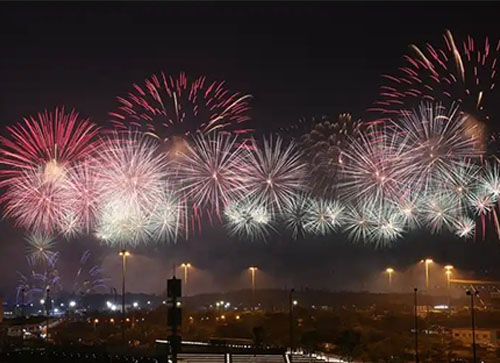 江安县焰火晚会